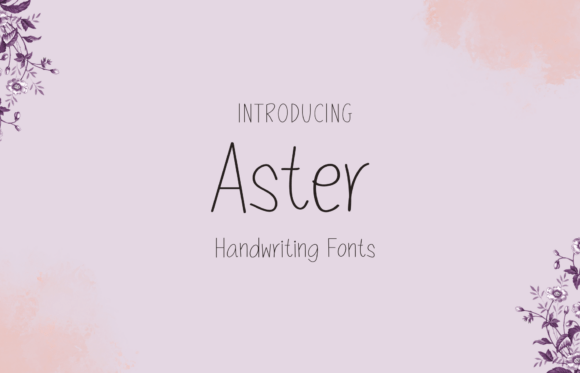 Aster: A Sweet, Friendly Font for Creative Projects