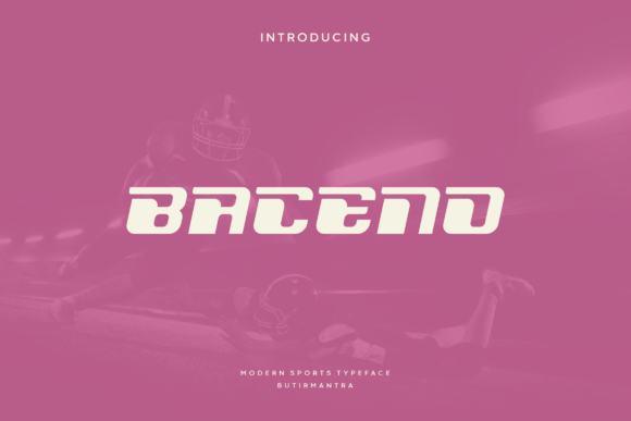 Baceno: The Bold, Sporty Display Font for Dynamic Designs