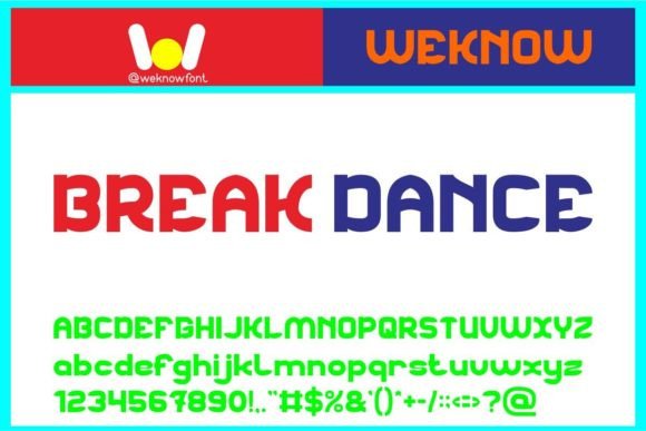 Break Dance: The Modern Sans-Serif for Dynamic Brands