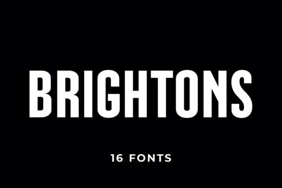 Brightons: A Modern Typeface for Confident Design