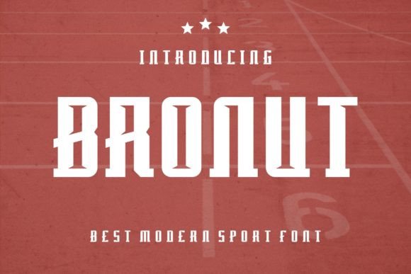 Bronut: A Powerful Typeface for Bold, Sport-Inspired Designs