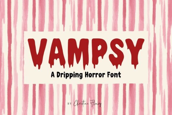 Cf Vampsy: The Bold Horror Font for Spooky Designs