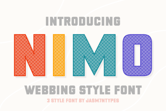 Discover the Charm of Nimo: A Cheerful Typeface for Modern Designs