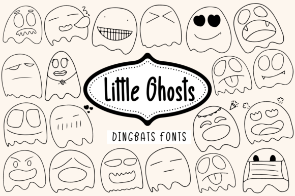 Discover the Charming Versatility of Little Ghosts Font