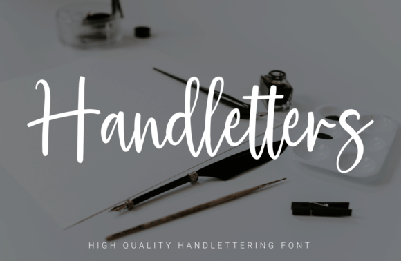 Handletters: A Classic Handwritten Script for Creative Design