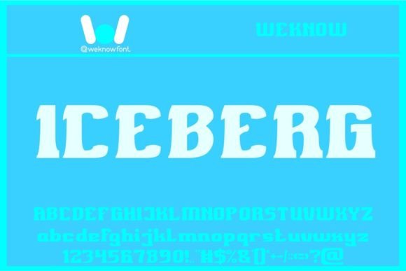 Iceberg: The Sleek Slab Serif for Modern Branding