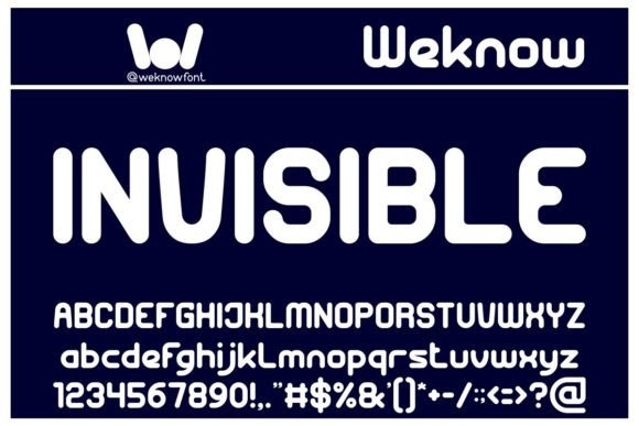 Invisible Font: A Modern Sans Serif for Bold Branding