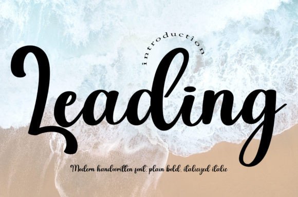 Leading: A Handwritten Font for Authentic Creative Projects