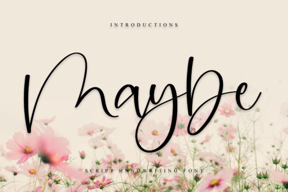 Maybe: A Freestyle Handwritten Font for Creative Projects