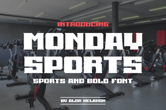 Monday Sports: Bold Font for Dynamic Designs