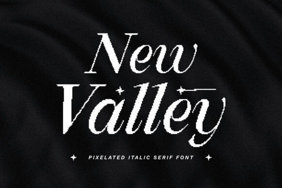 New Valley: A Pixel Serif Font for Modern Fantasy