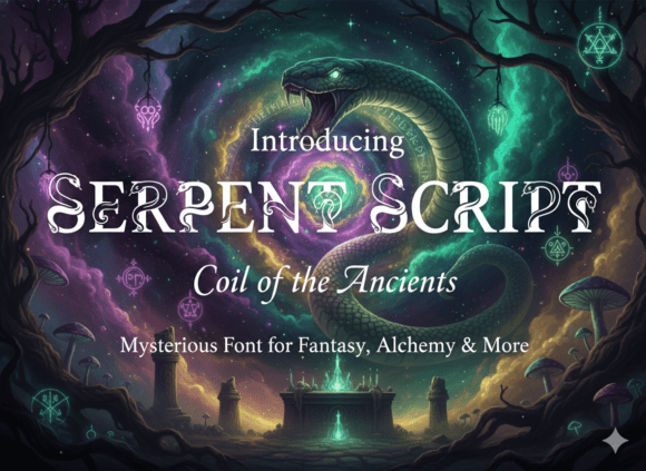 Serpent Script: Unlock Ancient Magic in Your Typography