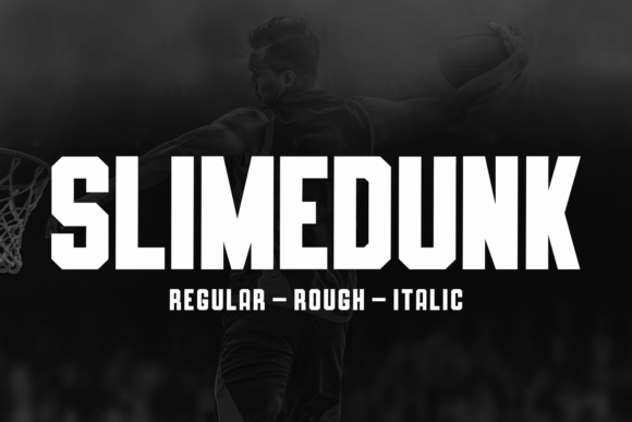 Slimedunk: A Bold Typeface for Dynamic Designs