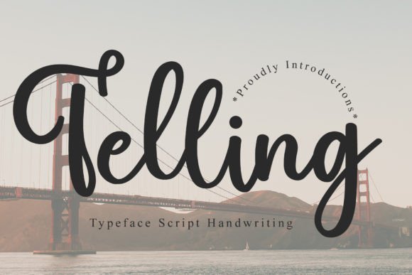 Telling: A Bold Typeface for Dynamic Designs